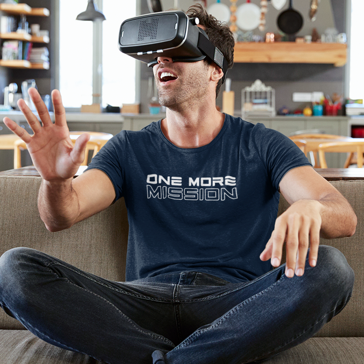 ONE MORE MISSION UNISEX GARMENT-DYED T-SHIRT