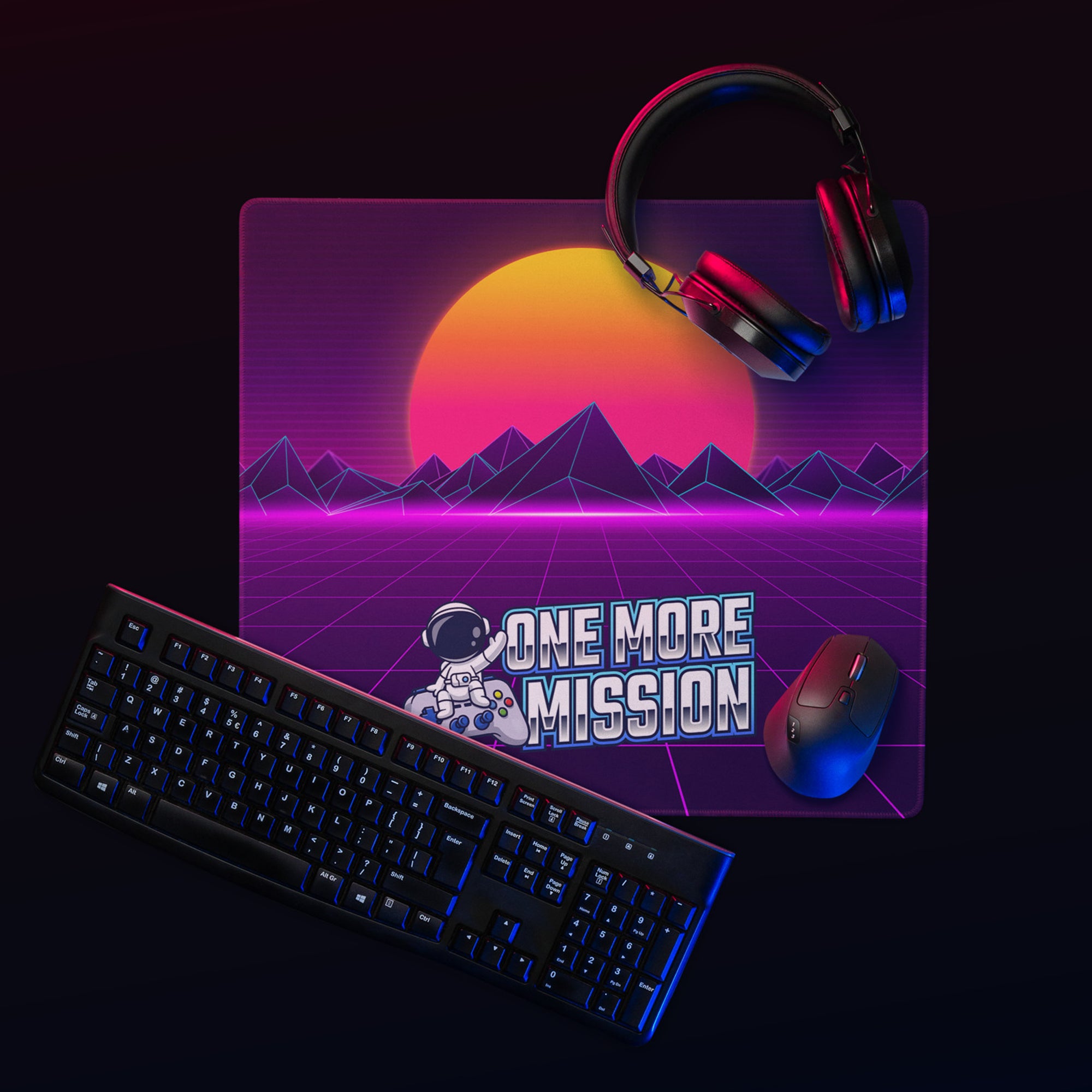 ONE MORE MISSION GAMING MOUSE PAD