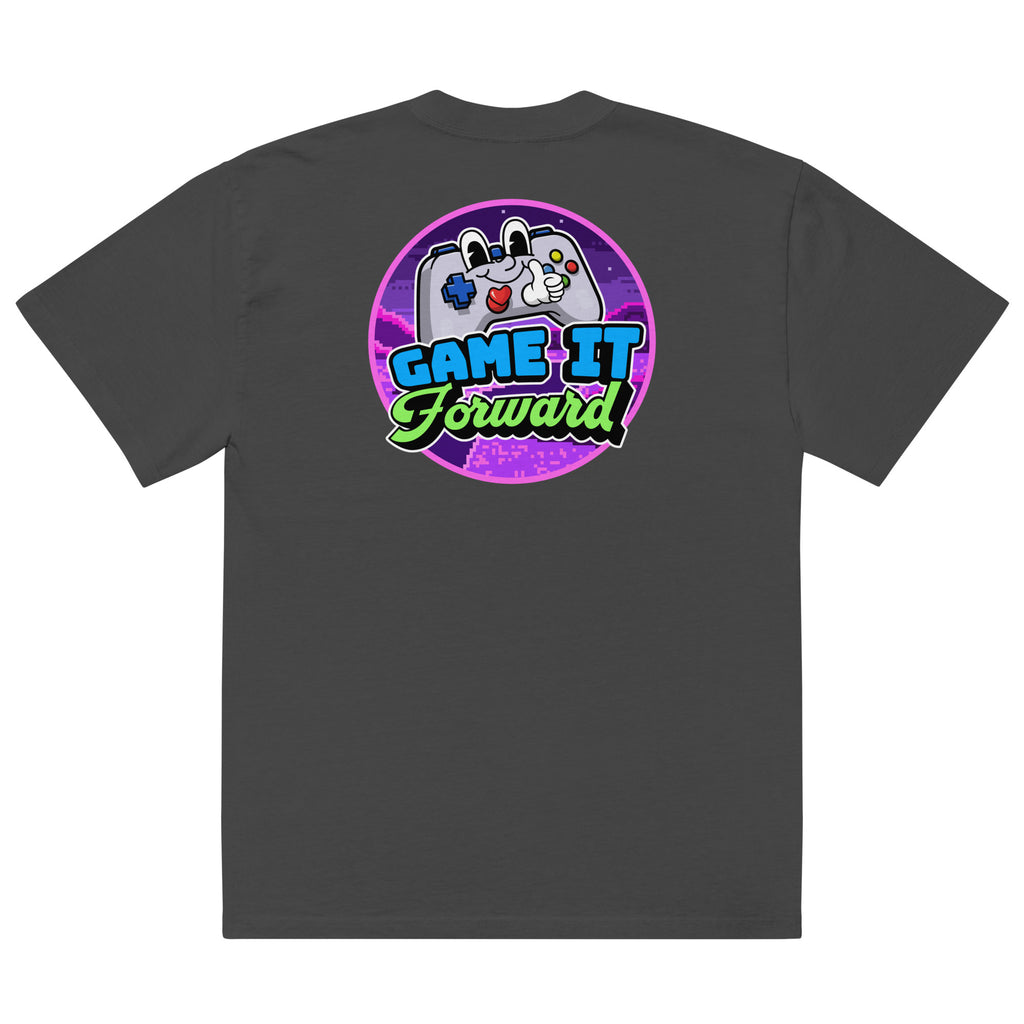 GAME IT FORWARD OVERSIZED FADED T-SHIRT